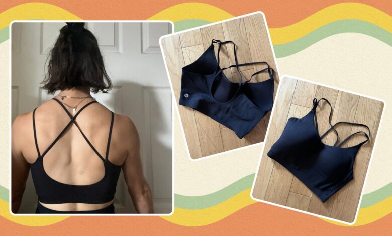 this-amazon-sports-bra-is-stretchy,-strappy-perfection